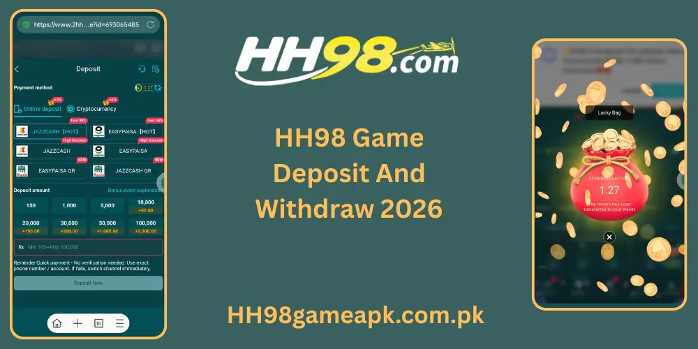 HH98 Game Deposit And Withdraw