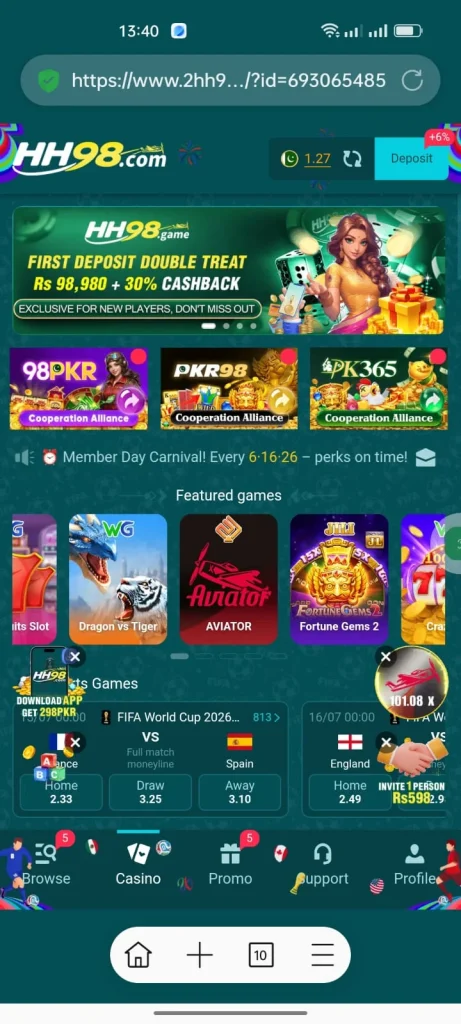 HH98 Game VIP