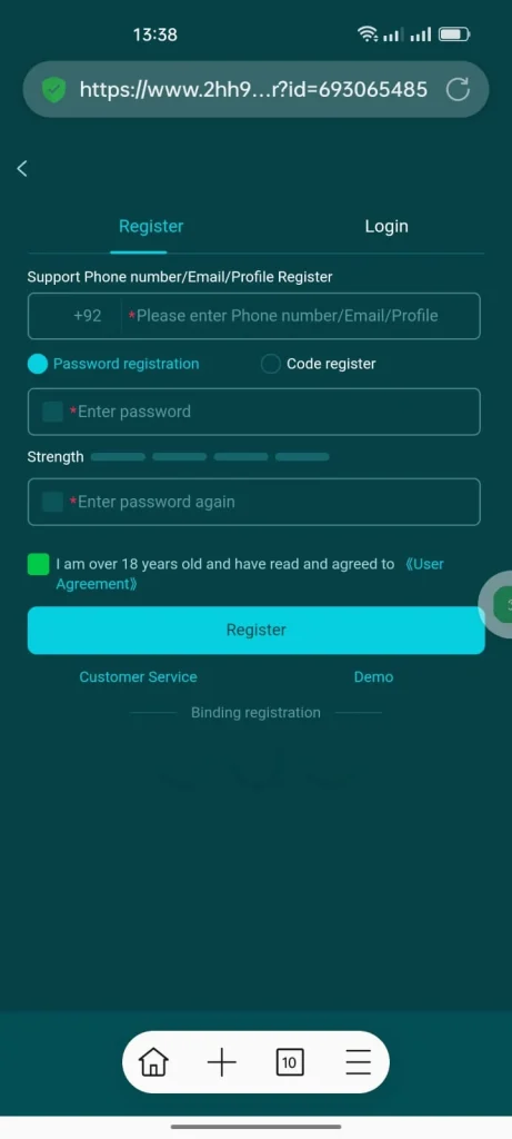 HH98 Login